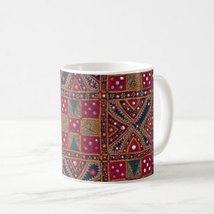 Indischer dekorativer Kunstprint Kaffeetasse