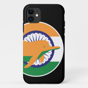 Indischer Delphin-Nationalflagge Case-Mate iPhone Hülle