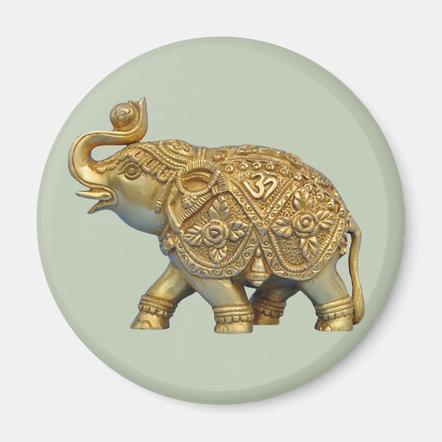 Indischer Elefant Magnet (Vorne)