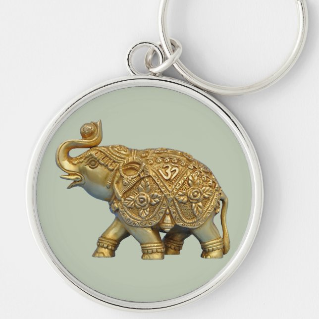 Indischer Elefant Schlüsselanhänger (Vorne)