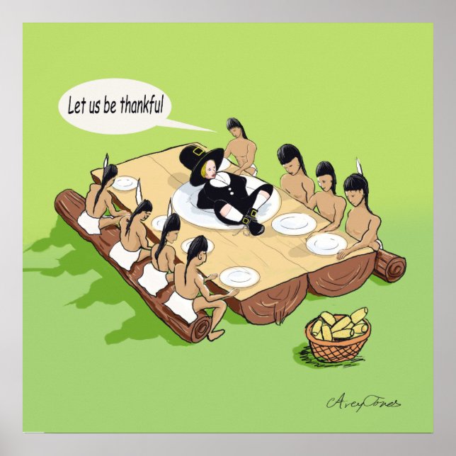 Indischer Erntedank Poster (Vorne)