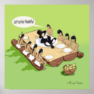 Indischer Erntedank Poster