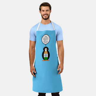Indischer Flagge Sprechende Ms Penguin Personalisi Schürze