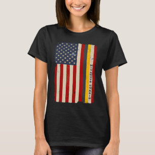 Indischer Flaggenpreis I Lakota Stamm Teton Si T-Shirt