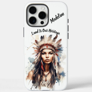 Indischer Flair für Stammkunst iPhone 16 Pro Max Hülle