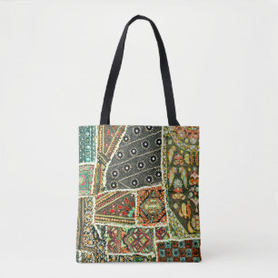 Indischer Flittenteppich aus Rajasthan, Asien Tasche