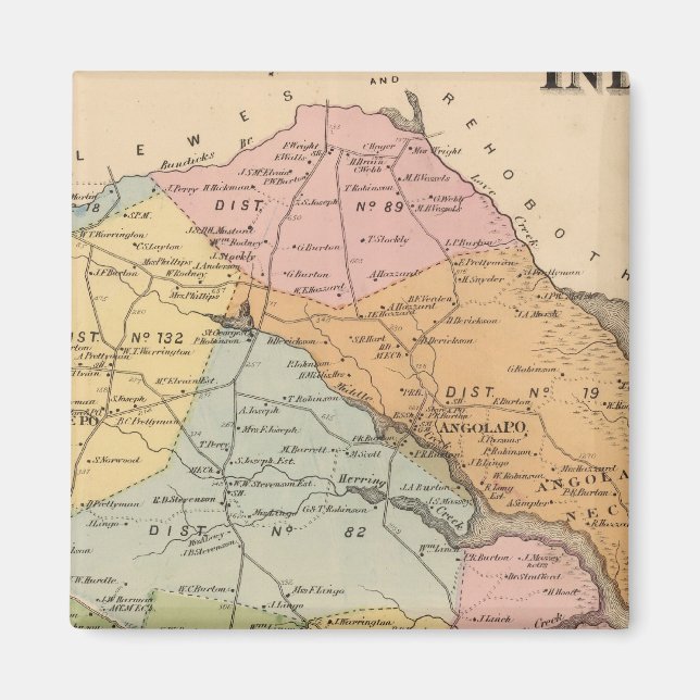 Indischer Fluss Magnet (Vorne)