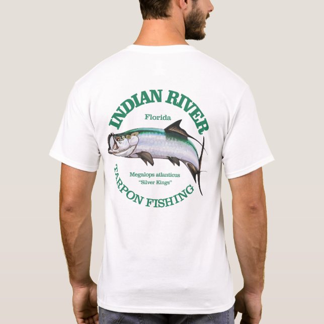 Indischer Fluss (Tarpon) T-Shirt (Rückseite)