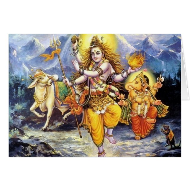 indischer Gott (Vorderseite (Horizontal))