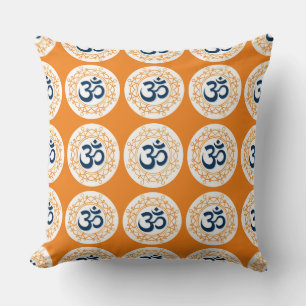 Indischer Gott Mantra Om Design Kissen