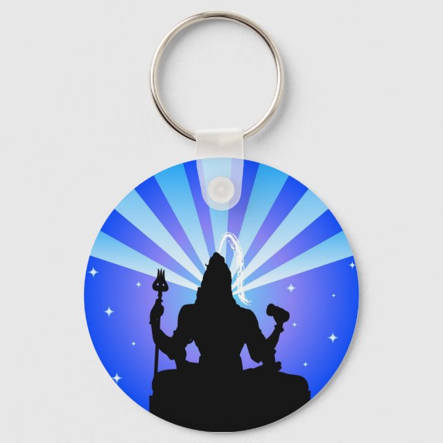 Indischer Gott Shiva - Schlüsselanhänger (Vorderseite)