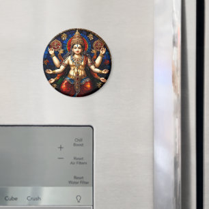 Indischer Gott und Göttin Illustration Magnet