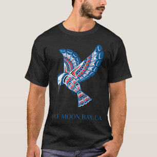Indischer Half Moon Bay Kingfisher Bird T-Shirt