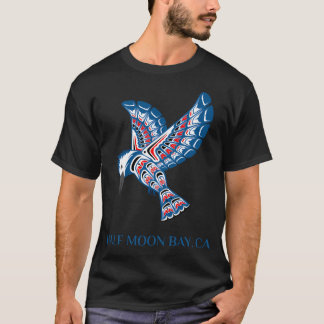 Indischer Half Moon Bay Kingfisher Bird T-Shirt