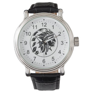 Indischer Leiter-Kopf Armbanduhr