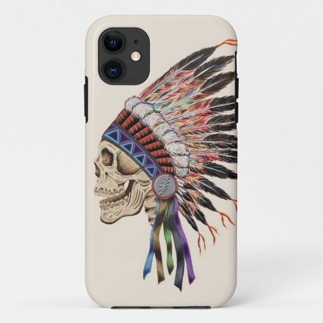 Indischer Leiter-Schädel iphone 5 Fall Case-Mate iPhone Hülle (Rückseite)