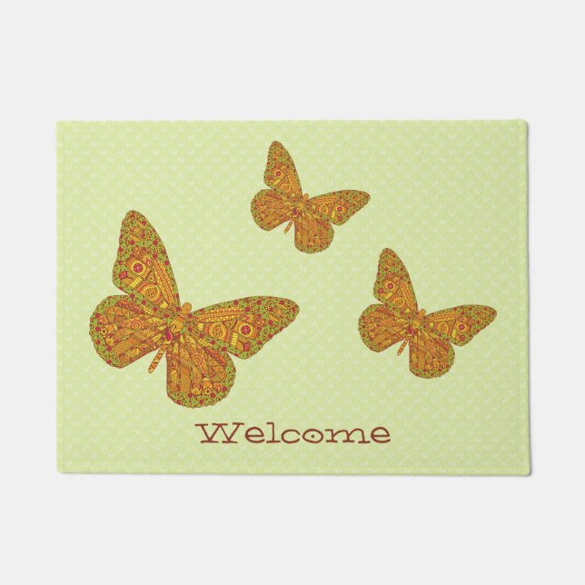 Indischer Monarch Doormat Fußmatte (Vorderseite)