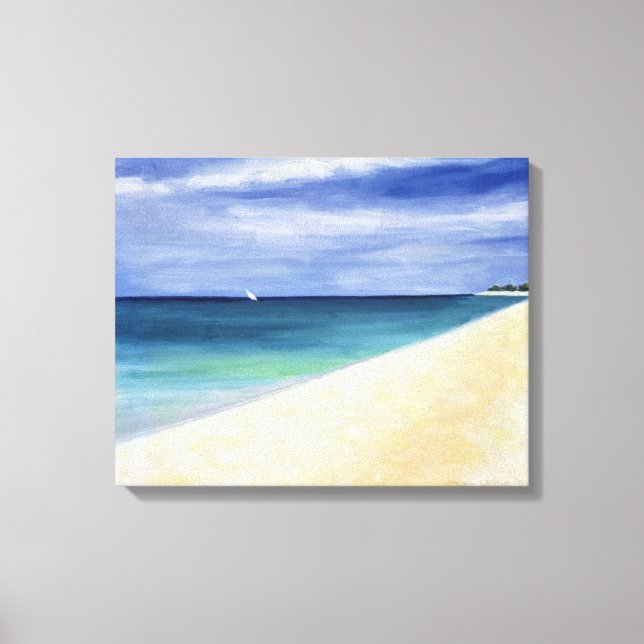 Indischer Ozean II 1995 Leinwanddruck (Vorderseite)