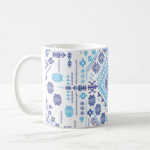 Indischer Paisley-Teppich, ethnisches Mandala-Must Kaffeetasse