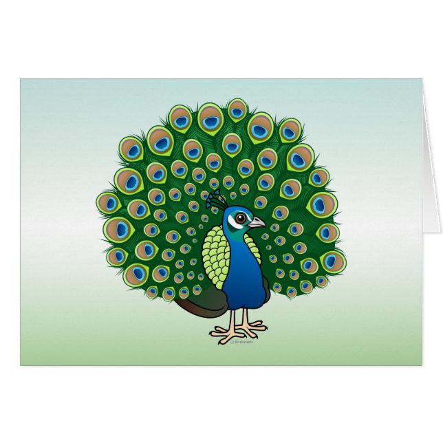Indischer Pfau (Vorderseite (Horizontal))