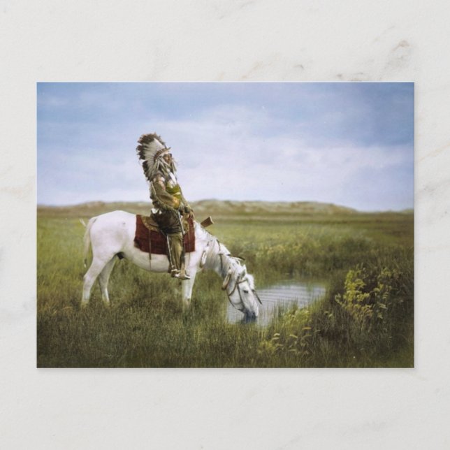 Indischer Postkarte (Vorderseite)