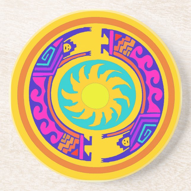 Indischer Regenbogengeist Untersetzer (Vorne)