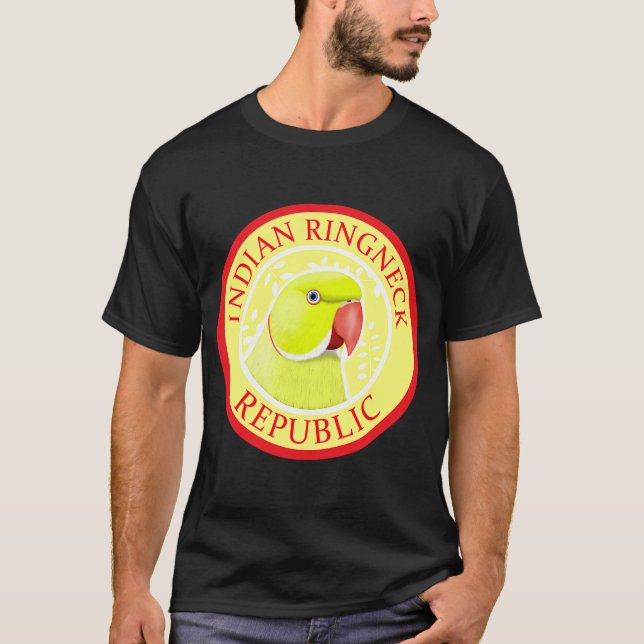 Indischer Ringneck T-Shirt (Vorderseite)