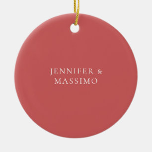 Indischer Roter Minimalistischer Einfacher Moderne Keramik Ornament