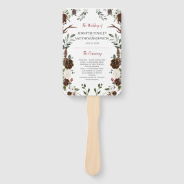 Indischer Roter Wald Green Boho Rustikale Antler Fächer