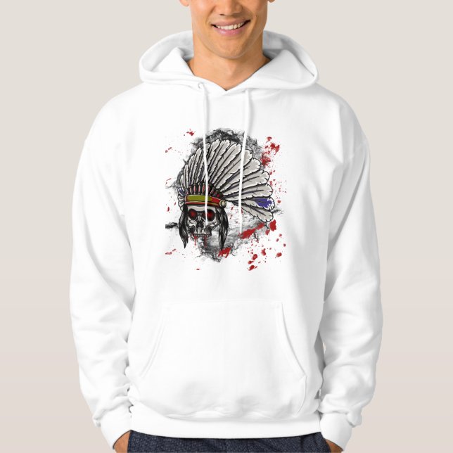Indischer SchädelHoodie Hoodie (Vorderseite)