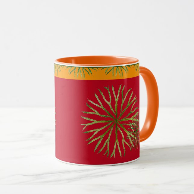 Indischer Sommer auf einem 11 oz. Combo-Tasse (M) Tasse (VorderseiteRechts)