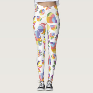 Indischer Sommer Herbst Mit Farbenfrohen Blättern Leggings