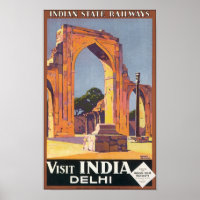 Indischer Staat Eisenbahn besucht Indien Delhi