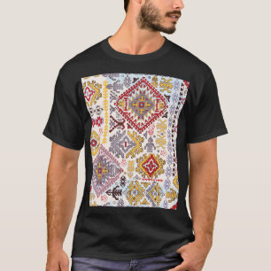 Indischer Teppich, Paisley Mandala, Yoga T-Shirt