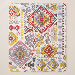 Indischer Teppich-Paisley-Ornament-Muster. Ethnic  Sherpadecke