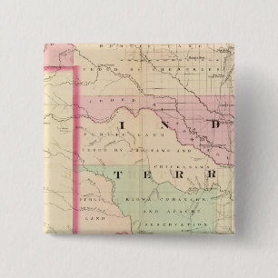Indischer Terr, Texas NW-Anteil Button