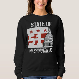 Indischer Washingtonischer Staat von Washington D Sweatshirt