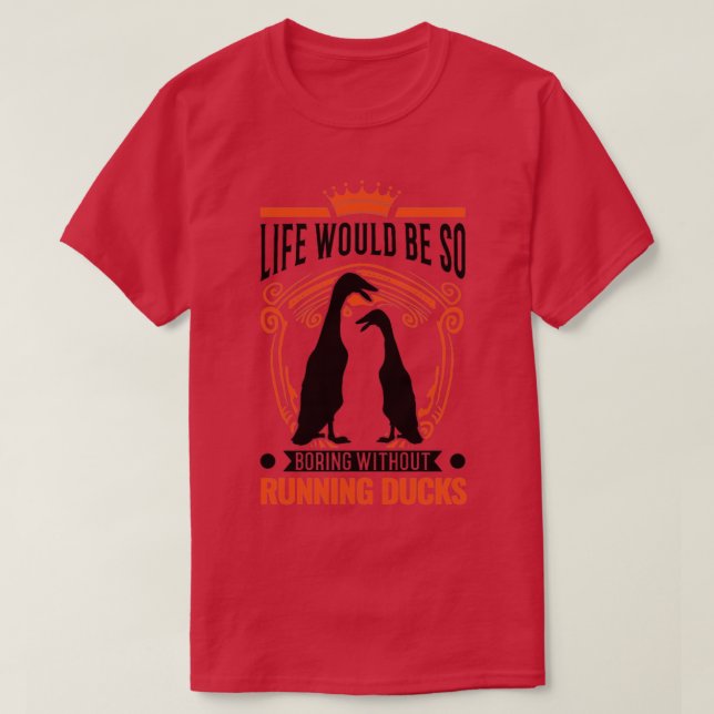 Indischer Zweitplatzierter Geschenk Laufente Ente  T-Shirt (Design vorne)
