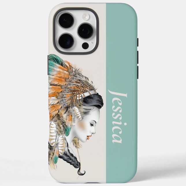 Indisches amerikanisches iPhone 16 Pro Max Case (Rückseite)