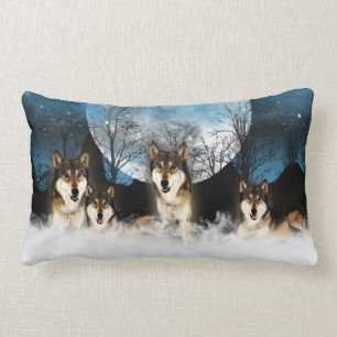Indisches Art-Wolf-Kissen Lendenkissen