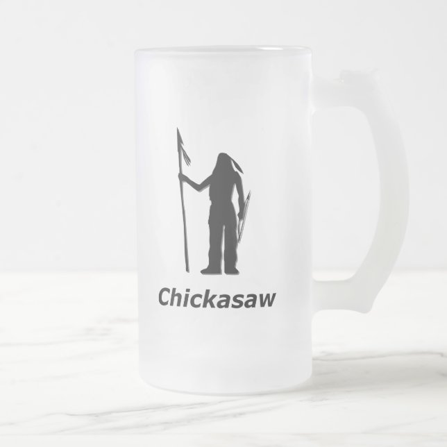 Indisches Chickasaw Mattglas Bierglas (Rechts)