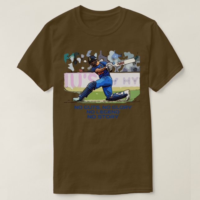 Indisches Cricket-Team1 T-Shirt (Design vorne)