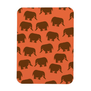 Indisches Elefantenmuster Magnet