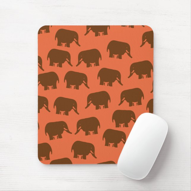 Indisches Elefantenmuster Mousepad (Mit Mouse)