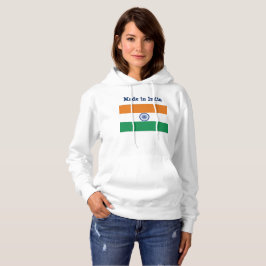 Indisches Flaggen-Sweatshirt Hoodie