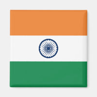 Indisches Flaggenmagnet