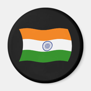 Indisches Flaggenmagnet Magnet