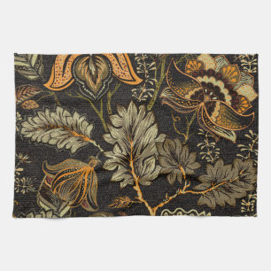 Indisches florales Paisley, nahtloses ethnisches M Geschirrtuch