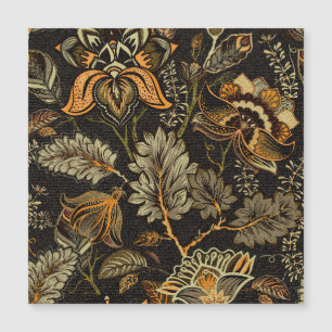 Indisches florales Paisley, nahtloses ethnisches M Magnetkarte