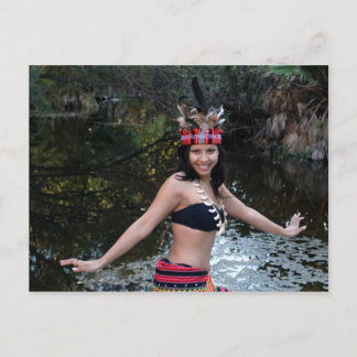 Indisches Frauen-Tanzen Postkarte